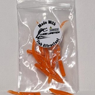1 in Infused Mini Split Tail Minnows - Orange Crush