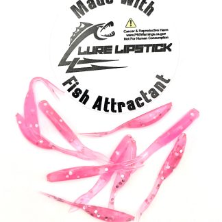 Infused 1 inch  Mini Split Tail Minnows 10 Pack - Pink Ice