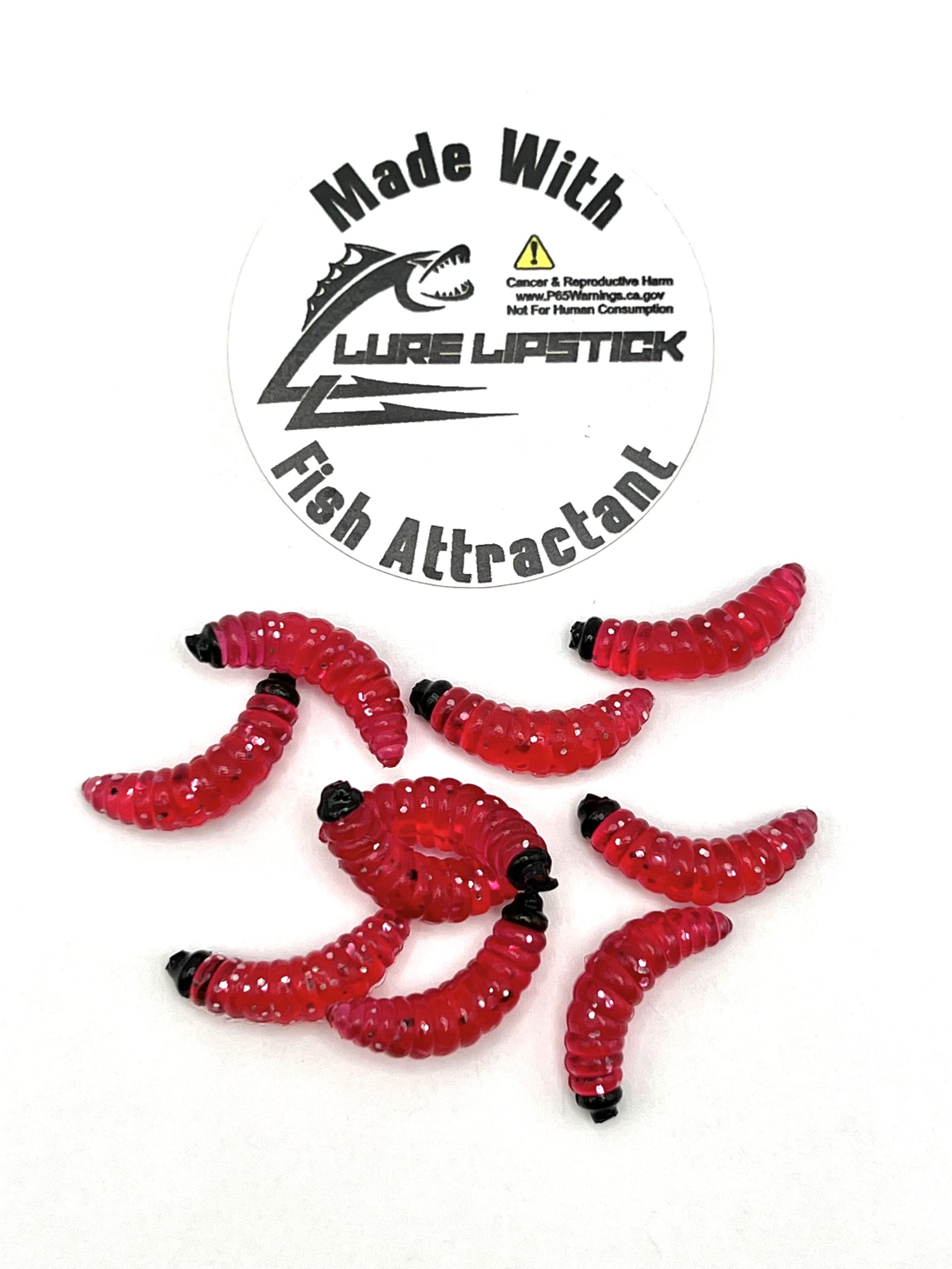 Infused Wax Worms 10 Pack Red Devil
