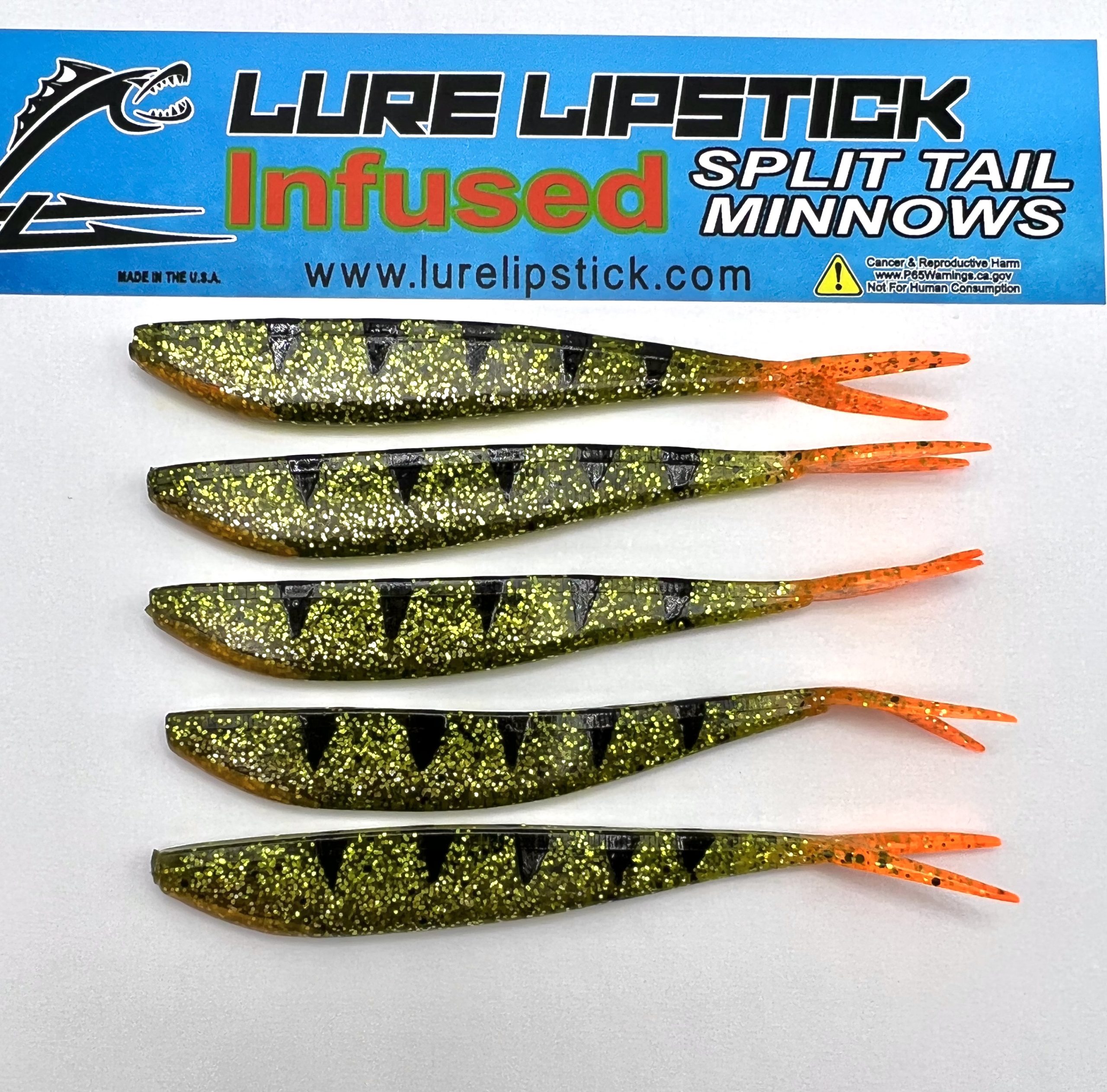 Limited Run* 5.5 Ripper Minnow Color: Natural Perch 25 count pack (Pre  Order 2-3 Weeks) - Paul Krew Custom Baits