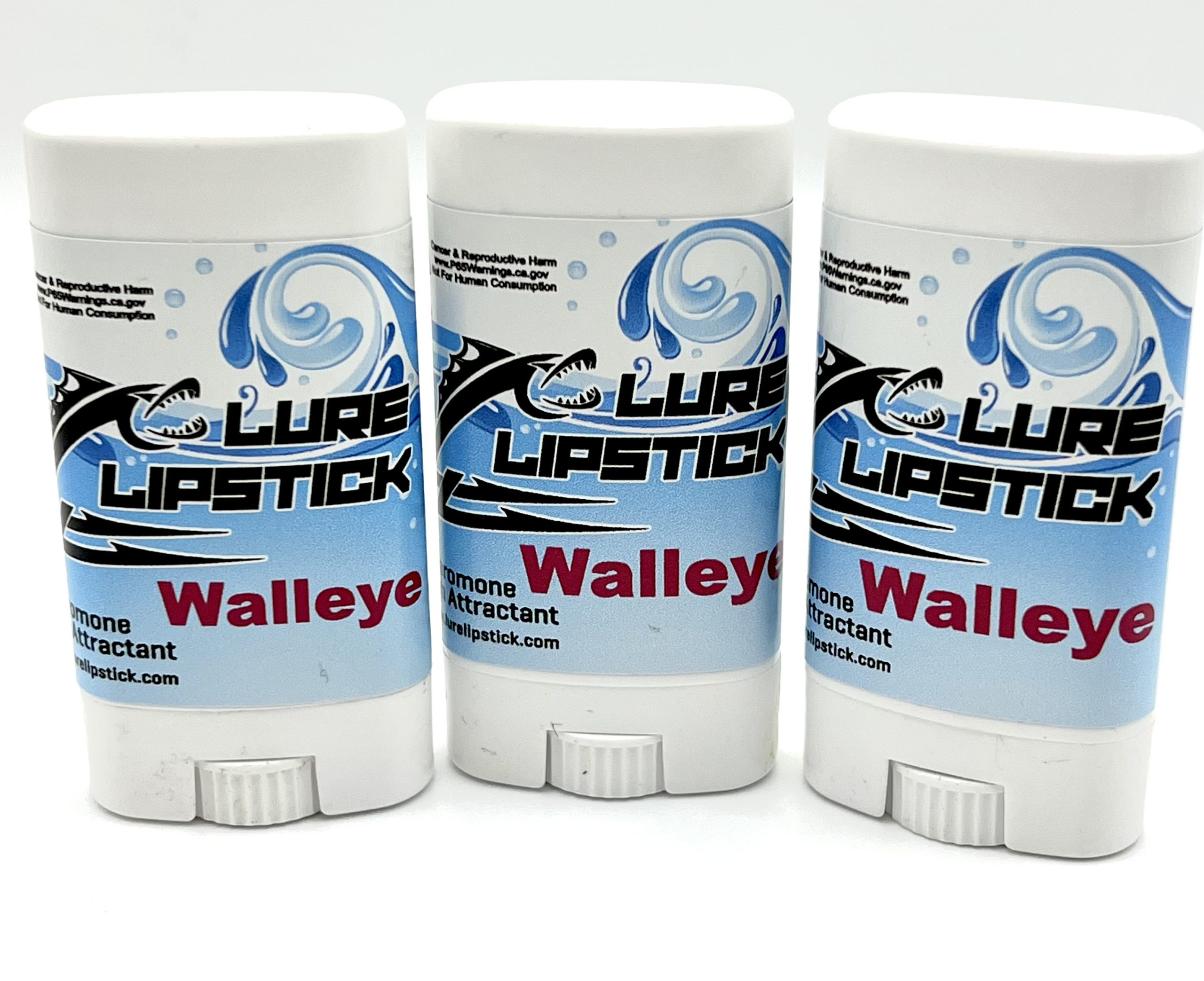 Lure Lipstick - 3 Pack Wax - Walleye/Saugeye Formula 
