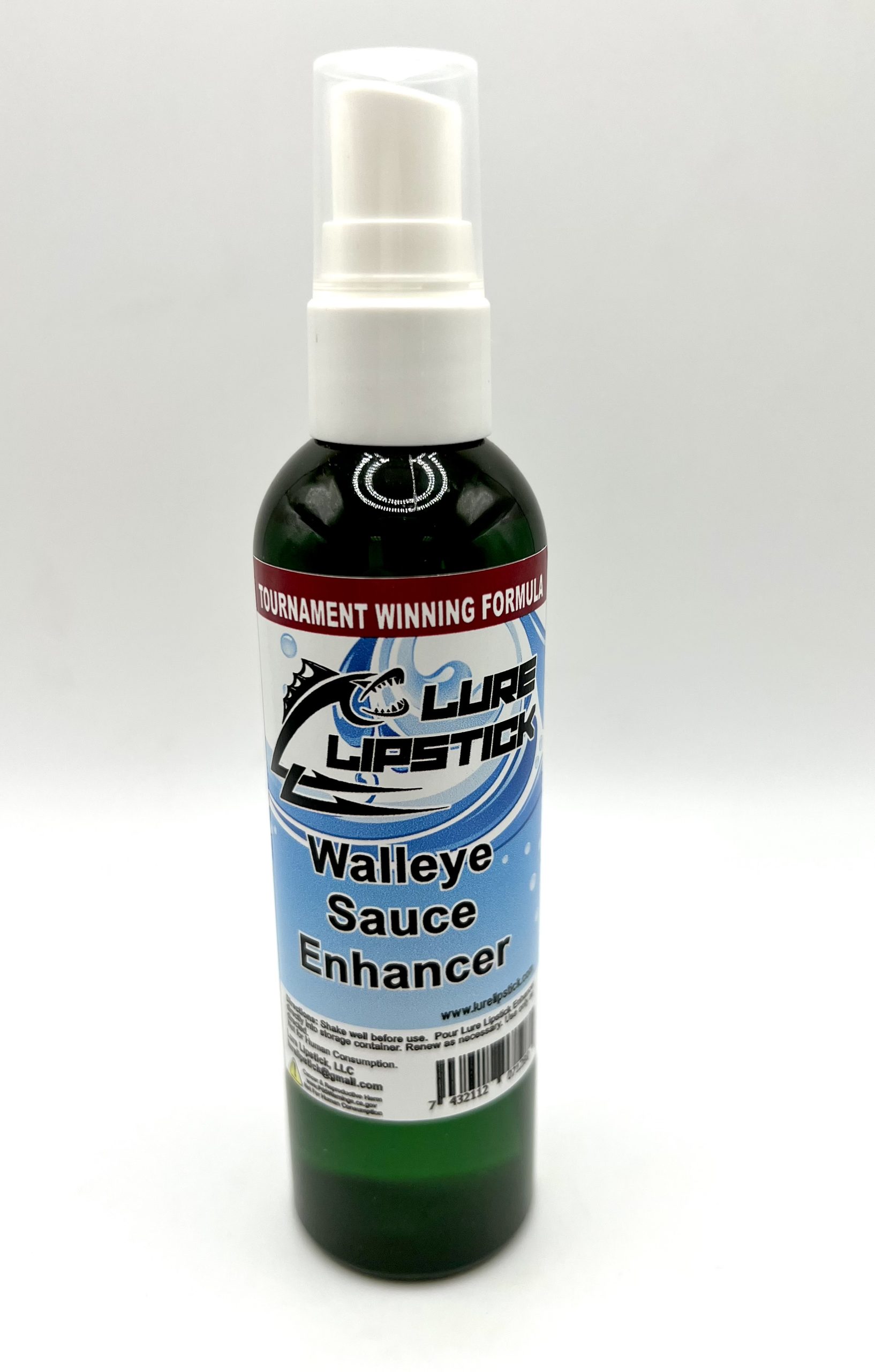 Lure Lipstick - Soft Bait Enhancer - Walleye/Saugeye Sauce - 4oz Spray