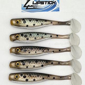 5″ GOBY SWIMBAIT PADDLE TAIL- QTY 4 PACK – Lure Lipstick