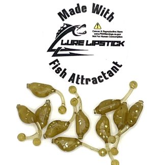 Infused 1 inch Baby Guppies- 10 Pack- Gold Sparkle