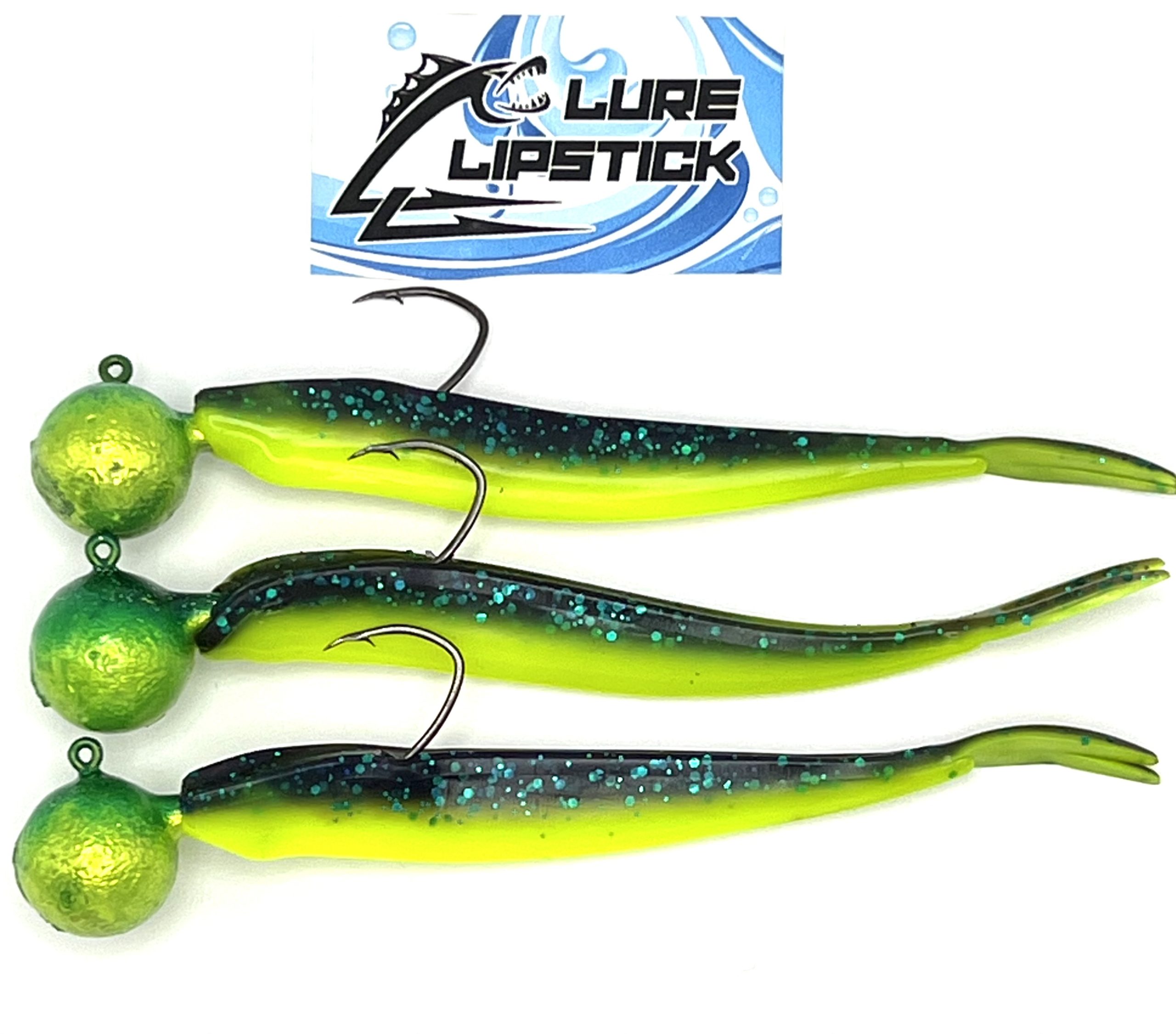 Walleye Ready Rigs- 3 Pack- June Bug 1oz – Lure Lipstick