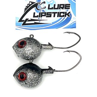 Pro Walleye Jigs- 2 Per Pack- 1 1/2oz- Black Ice