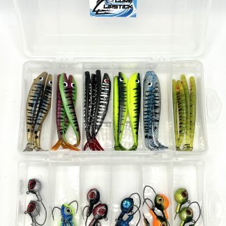 Log Perch Kit & Pro Walleye Jig Kit 1oz