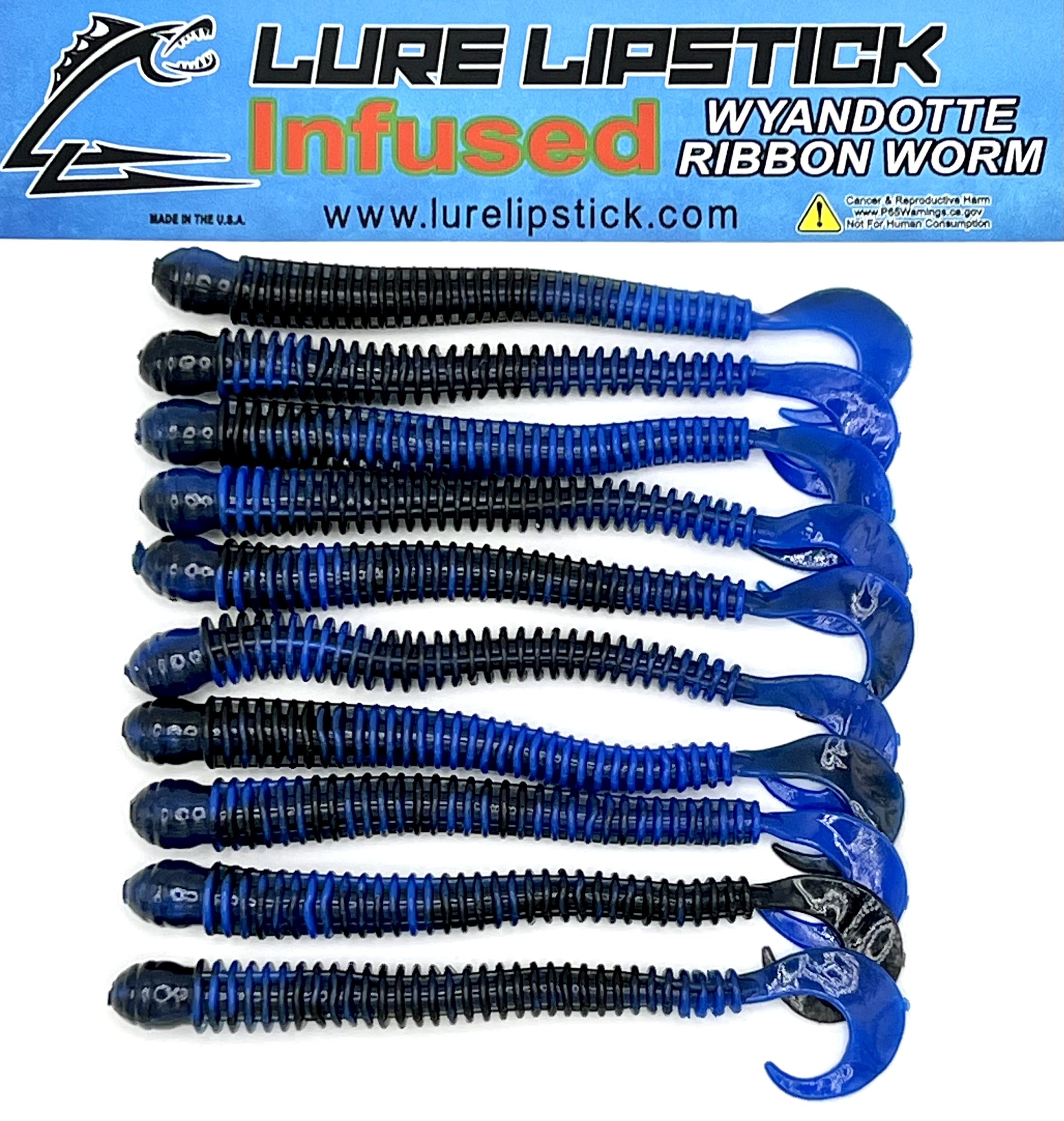 Infused Custom Ribbon Worms with 16 VARIATIONS