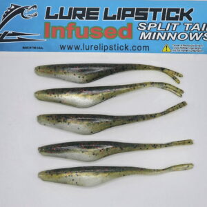 NEW 4 In Red Ghost Jerk Shad/ FFS