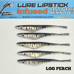 Log Perch 4” FFS Jerk Shad Minnow (5 Pack)