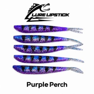 Lure Lipstick Perch Split Tail Minnows – 4" Hand Painted Plastics